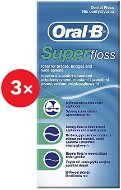 Oral-B Super Floss 50 ks 3× - Zubná niť
