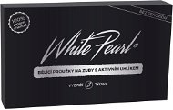 Whitening Product WHITE PEARL Charcoal Bleach Strips 28 pcs - Bělič zubů