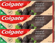 COLGATE Naturals Charcoal & White 3 x 75 ml - Fogkrém