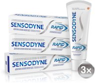 Fogkrém SENSODYNE Rapid Whitening 3 × 75 ml - Zubní pasta