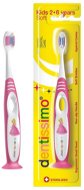 DENTISSIMO Kids, Pink - Children's Toothbrush