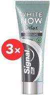 SIGNAL White Now Detox Charcoal, 3×75ml - Toothpaste