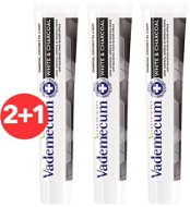 VADEMECUM ProLine White&Charcoal 3× 75ml - Toothpaste