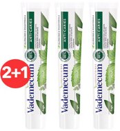 VADEMECUM Anti cavity + Natural 3× 75ml - Toothpaste