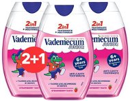 VADEMECUM 2in1 Junior Strawberry 3× 75ml - Toothpaste