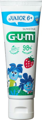 GUM Junior Monster jahodová (6–12 let) 50 ml - Zubní pasta - Hlavní obrázek