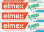 ELMEX Junior 3 × 75 ml - Zubná pasta