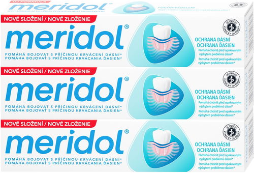 MERIDOL 3 × 75 ml - Zubní pasta - Hlavní obrázek