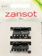 Zansot Sponka na vlasy Classic Small 1,5 cm, matná černá - Hair Fastener