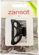 Zansot Sponka na vlasy Oval Classic Medium 6 cm, matná černá - Hair Fastener