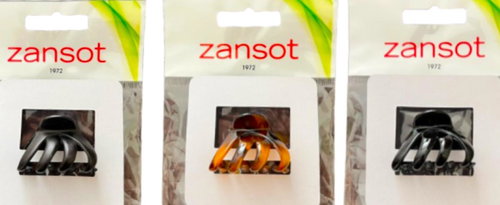 Zansot Classic Medium Octopus Hair Clip 4,2 cm, 3 pcs glossy + matt + tortoise - Hair Fastener - Main image