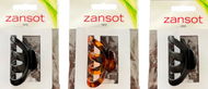Zansot Sponka na vlasy Chobotnice Classic Large 6 cm, 3 ks lesklá + matná + želva - Skřipec do vlasů