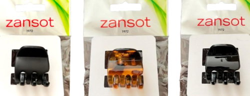 Zansot Hair Clip Tress Classic Medium 3,5 cm, 3 pcs glossy + matt + tortoise - Hair Fastener - Main image