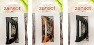 Zansot Sponka na vlasy Curved Classic Small 6,2 cm, 3 ks lesklá + matná + želva - Skřipec do vlasů