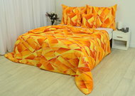 Zdeněk Staněk - LUX Crepe Bedding Set, Yellow, Rainbow - Bed Linen