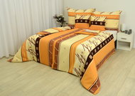 Zdeněk Staněk - LUX Crepe Bedding Set, Brown, Reeds - Bed Linen