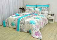 Zdeněk Staněk - LUX Crepe Bedding Set, White with Coloured Pattern - Bed Linen