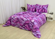 Zdeněk Staněk - LUX Crepe Bedding Set, Purple, Rainbow - Bed Linen