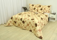 Zdeněk Staněk - Cotton Bedding LUX BrownFlower - Bed Linen
