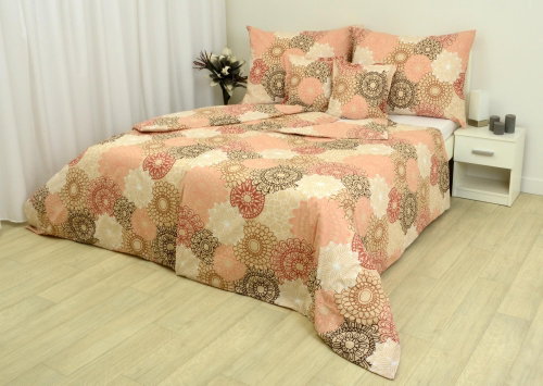 Zdeněk Staněk - Cotton Bedding LUX Salmon Ornaments - Bed Linen - Main image