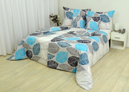 Zdeněk Staněk - Cotton Bedding LUX Blue Sheets - Bed Linen - Main image