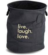 Zeller Koš na špinavé prádlo džínový 40 × 50 cm - Koš na prádlo