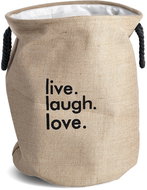 Zeller Koš na špinavé prádlo z juty, přírodní 40 × 50 cm - Koš na prádlo