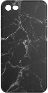AlzaGuard - iPhone 7/8/SE 2020 - Black Marble - Phone Cover