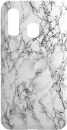 AlzaGuard - Samsung Galaxy A40 - White Marble - Phone Cover