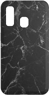 AlzaGuard - Samsung Galaxy A40 - Black Marble - Phone Cover