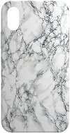 AlzaGuard - Apple iPhone X/XS - White Marble - Phone Cover
