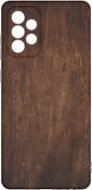 AlzaGuard - Samsung Galaxy A72 - Dark Wood - Phone Cover