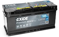Car Battery EXIDE Premium 100Ah, 12V, EA1000 - Autobaterie