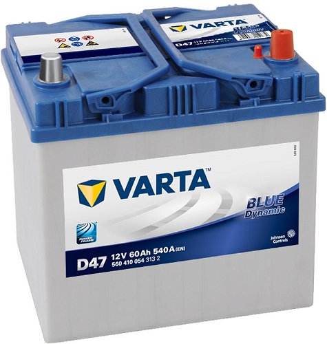 VARTA BLUE Dynamic 60Ah, 12V, D47 - Car Battery