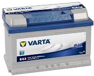 VARTA BLUE Dynamic 72Ah, 12V, E43 - Autobaterie