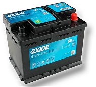 EXIDE START-STOP EFB 60Ah, 12V, EL600 - Car Battery