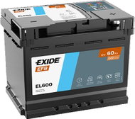Exide START STOP EFB, EL600, 12V - 60Ah, 640A Car Battery - UAMK In-Car Installation - Car Battery
