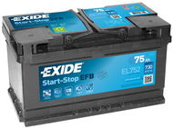 EXIDE START-STOP EFB 75Ah, 12V, EL752 - Autobaterie