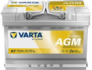 Varta E39 (A7) Car Battery - 70Ah, 760A, 12V, Start-Stop Plus 570 901 076 (AGM) - UAMK installation  - Car Battery