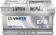VARTA E46 Car Battery - 75Ah, 12V, START-STOP 575 500 073 - UAMK In-Car Installation - Car Battery