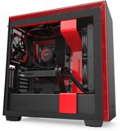 NZXT H710i Matte Black Red - PC skrinka
