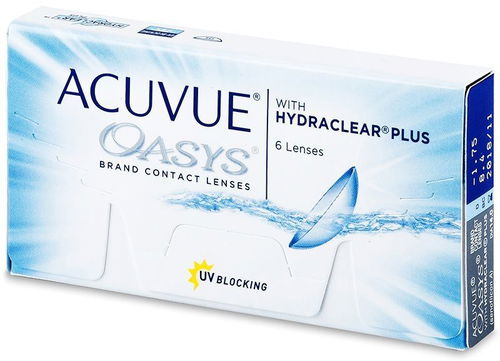 Acuvue Oasys with Hydraclear Plus (6 čoček) dioptrie: -5.50, zakřivení: 8.40 - Kontaktní čočky - Hlavní obrázek