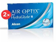 2× Air Optix Plus HydraGlyde (6 Lenses) Dioptre: -0.75, Curvature: 8.60 - Contact Lenses