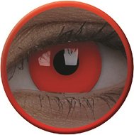 ColourVue Crazy UV Crazy Glow - Glow Red, Annual, Non-Dioptric, 2 Lenses - Contact Lenses