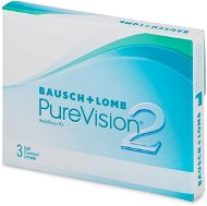 PureVision 2 (3 šošovky) dioptrie: -0.25, zakrivenie: 8.60 - Kontaktné šošovky