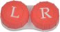 Kaida klasické puzdro farebné – červené - Puzdro na kontaktné šošovky