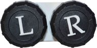 Pouzdro na kontaktní čočky Kaida klasické pouzdro barevné - černé - Pouzdro na kontaktní čočky