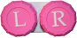 Puzdro na kontaktné šošovky Kaida klasické puzdro farebné – ružové - Pouzdro na kontaktní čočky
