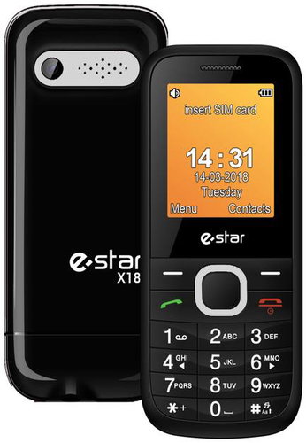 eSTAR X18 stříbrný - Mobilní telefon - Hlavní obrázek