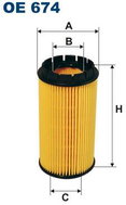 7FOE674 FILTRON - Oil Filter